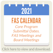 2021 FAS Calendar