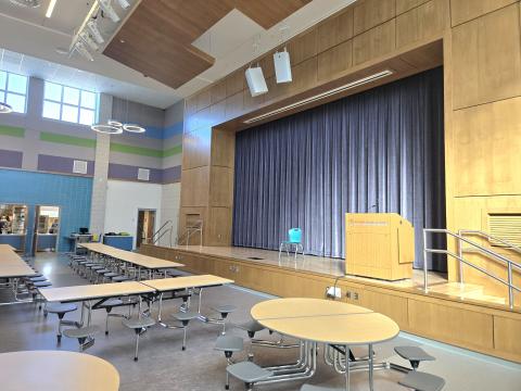 Dr. William R. Peck Middle School Cafeteria