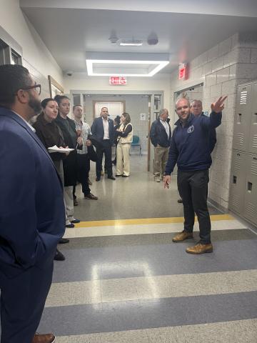 Dr. William R. Peck Middle School Hallway