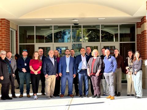 MSBA Team Tours the Dr. William R. Peck Middle School